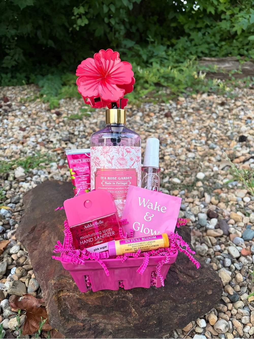 Pink Themed Gift Basket